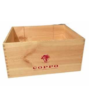 Cassa in Legno Coppo Pomorosso senza coperchio da 6 bottiglie *275