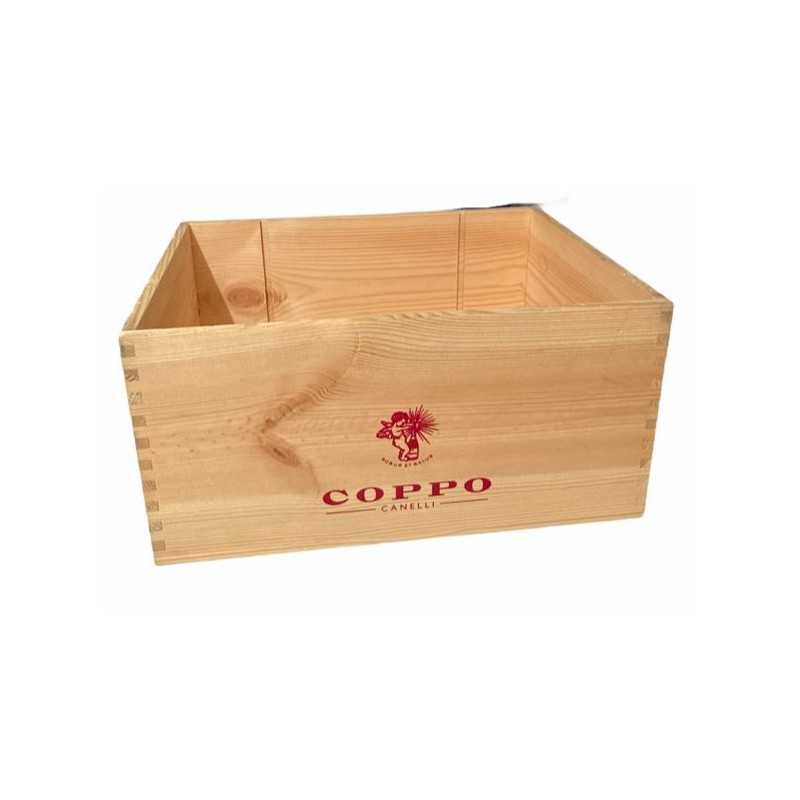Cassa in Legno Coppo Pomorosso senza coperchio da 6 bottiglie *275 Cassa in Legno Coppo Pomorosso senza coperchio da 6 bottiglie *275