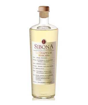 Sibona Grappa Moscato 50cl ..,