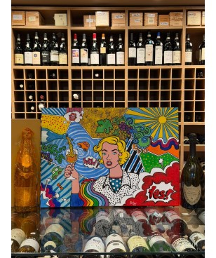 Dipinto Olio su Tela "Yes,...